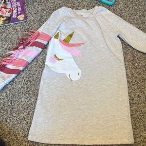 Girls unicorn dress